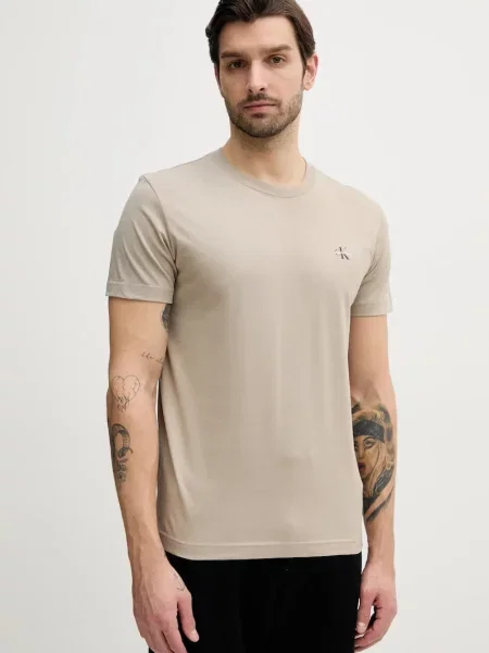 Calvin Klein Jeans kratka majica bež