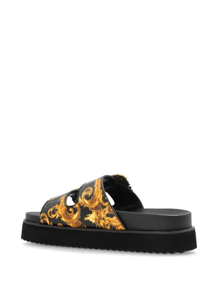 Sandale Versace Jeans Couture cu imagine negru