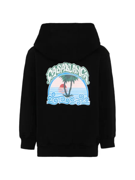 Bluza z kapturem dziecięca Casablanca czarna