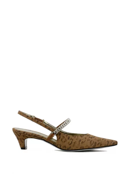 Pantofi cu toc Roberto Festa cu imagine cu model leopard slingback maro