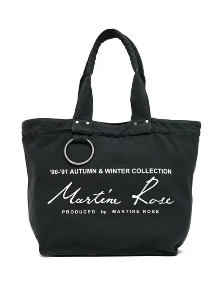 Taška Martine Rose s potiskem zelená