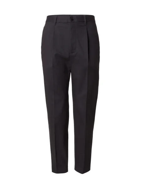Calvin Klein Pantaloni cu dungă negru