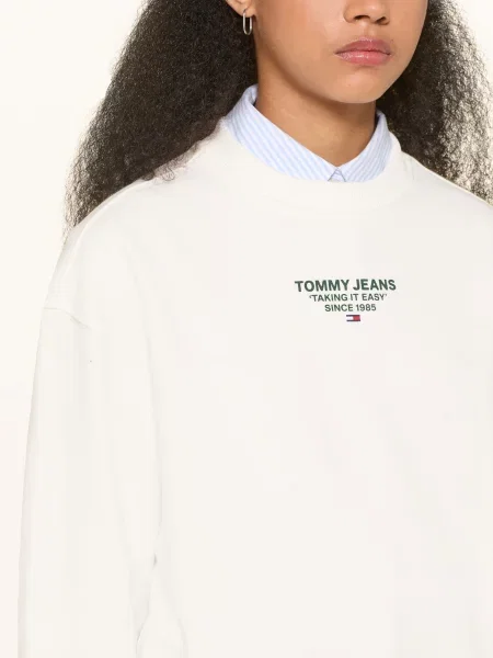 Tommy Jeans bluza z nadrukiem beżowy
