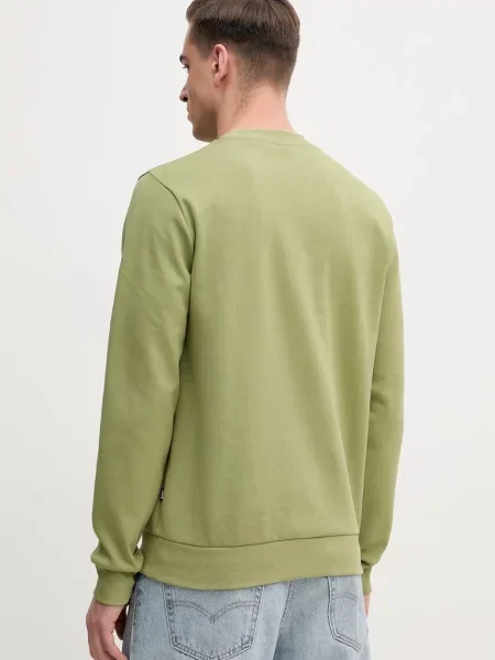 BOSS bluza gładka zielony