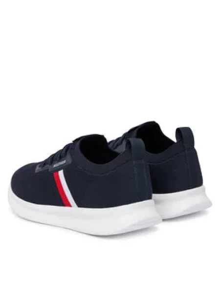 TOMMY HILFIGER Nizke superge mornarska / rdeča / bela modra