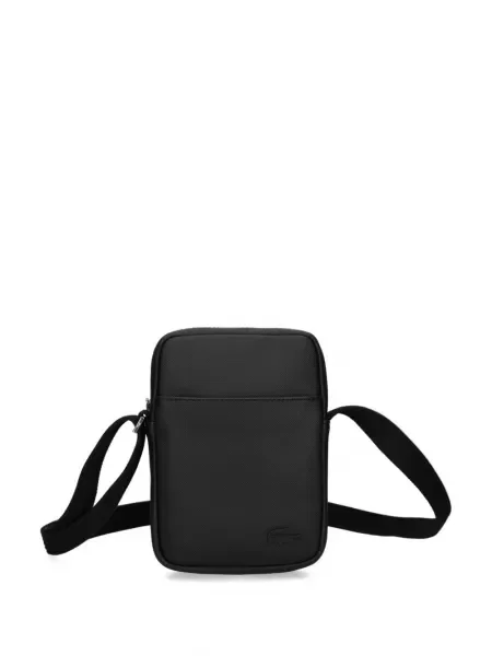 Geantă Lacoste clasică negru