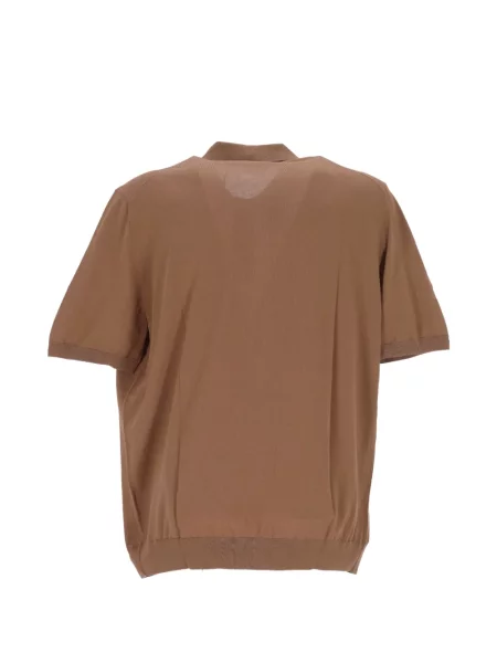 Scurt tricou polo Gran Sasso maro