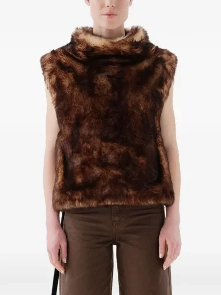 Vestă Unreal Fur cu blană maro
