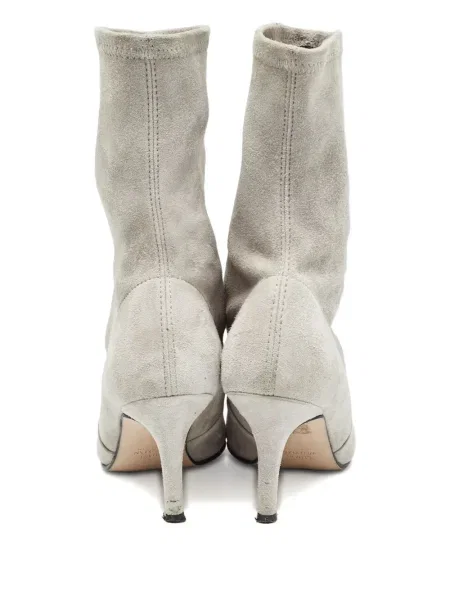 Botine Stuart Weitzman din piele de căprioară gri