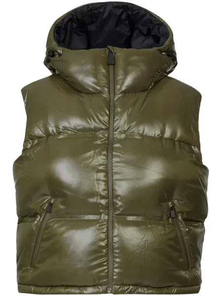 Vestă Aztech Mountain cu glugă verde