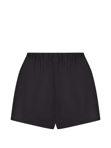 Szorty Prada z naszywkami czarne