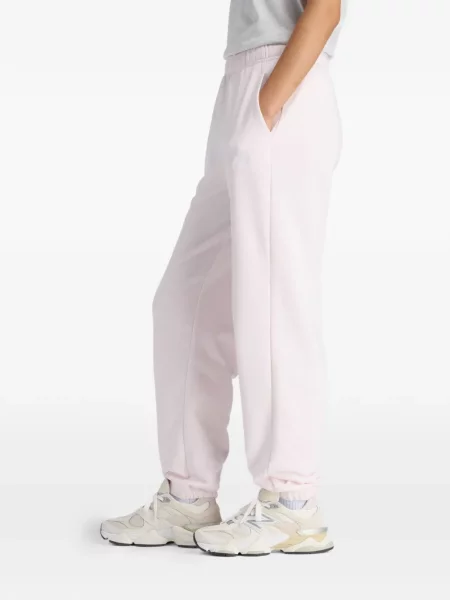 Pantaloni New Balance alergare cu autograf cu dungi roz