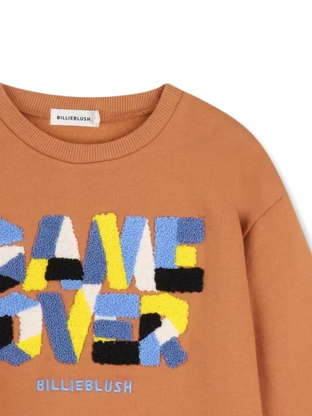 Sweter dziecięcy Billieblush brązowy