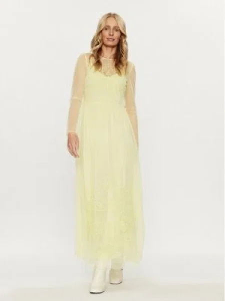 TWINSET Rochie de zi galben