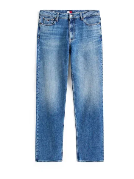 Tommy Jeans Blugi Kira Straight Fit albastru