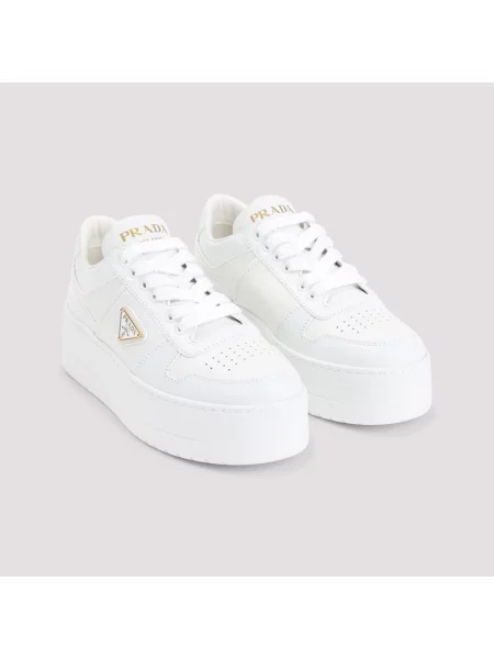 Sneakersy Prada skórzane białe