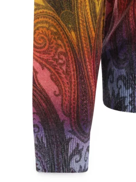 Pulover Etro de lână cu imagine cu model paisley