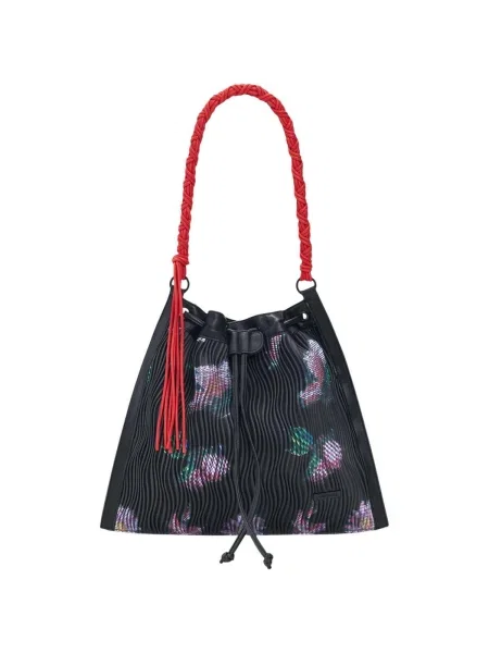 Desigual Rucsac verde / roz alb negru
