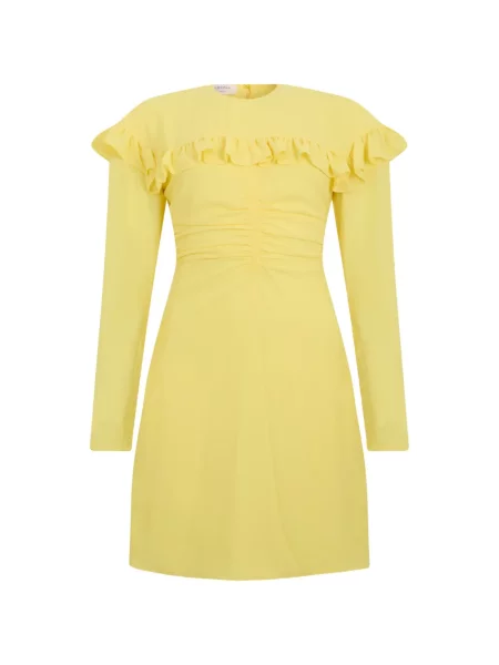Lung rochie Philosophy Di Lorenzo Serafini cu volane galben