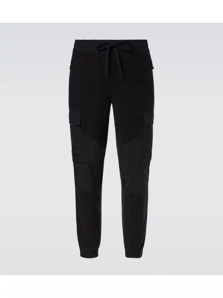 Športne hlače Moncler Grenoble črna