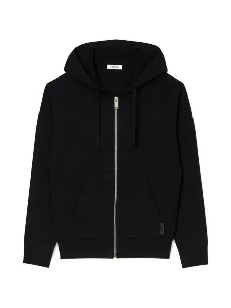 Hanorac cu glugă Sandro negru