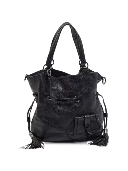 Чанта Lancel с връзки черно