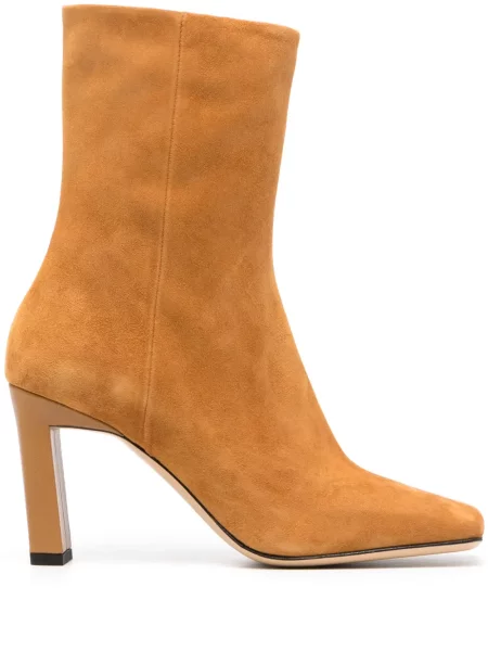 Botine Wandler din piele de căprioară maro