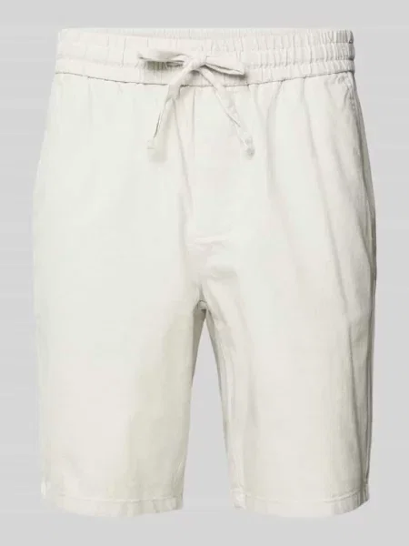 Szorty z mieszanki bawełny i lnu model ‘LINUS’ Only & Sons
