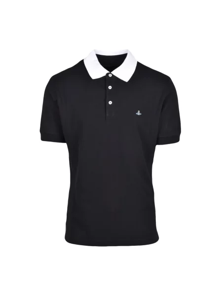 Koszulka polo Vivienne Westwood czarna