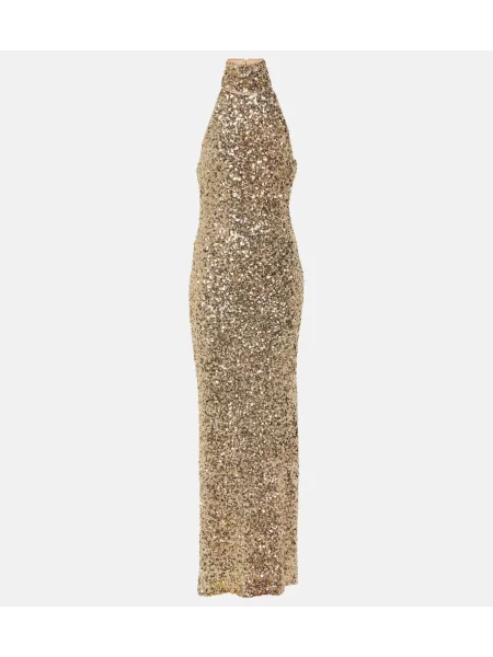 Haljina Rotate ular vrat zlatna