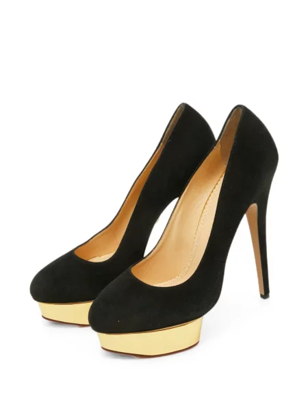 Pantofi cu toc Charlotte Olympia cu platformă negru