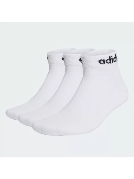 Ponožky Linear Ankle Cushioned – 3 páry bílé