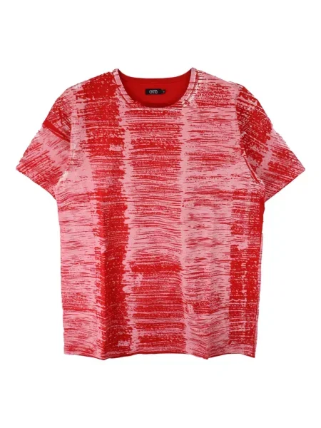 Tricou Chito cu imagine cu imprimeu abstract roșu