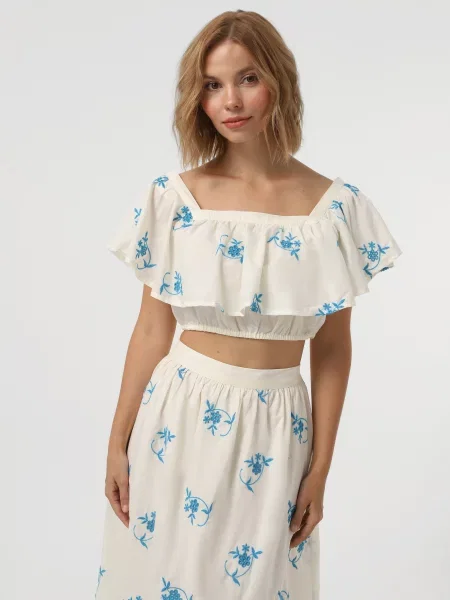 Топ Vero Moda молочний