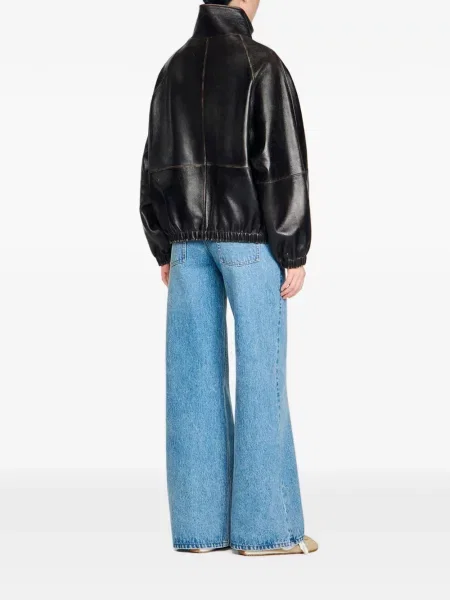 Geanta de piele Sandro maro