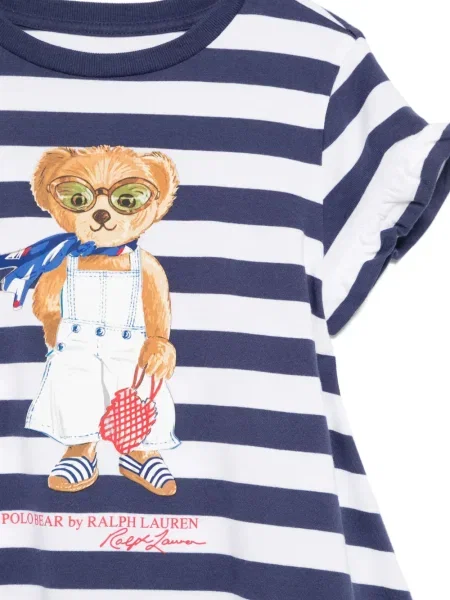 Sukienka dziecięca Polo Ralph Lauren niebieska