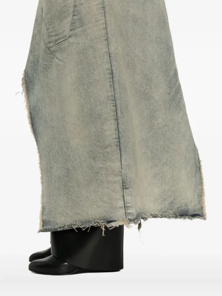 Fustă din denim Rick Owens albastru