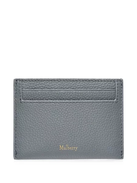 Portofel Mulberry din piele gri