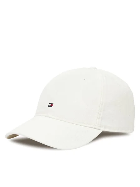 Шапка с козирка Tommy Hilfiger бяло