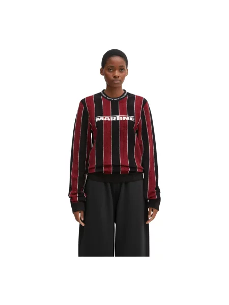 Martine Rose longsleeve Sporty Logo Crew różowa