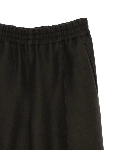 Pantaloni Ami Paris de lână gri