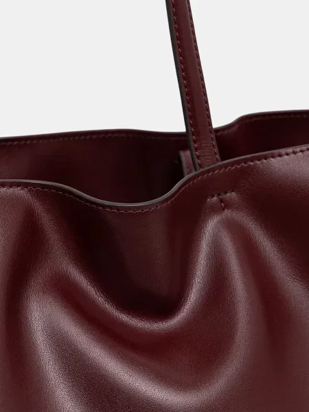 Кожаная сумка шоппер Tory Burch