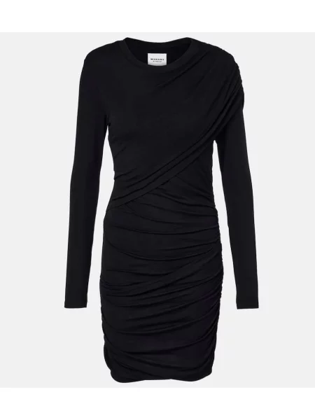 Rochie Marant Etoile din jerseu drapată negru
