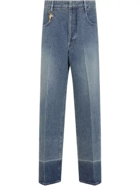 Jeansy Carven z 5 kieszeniami niebieskie