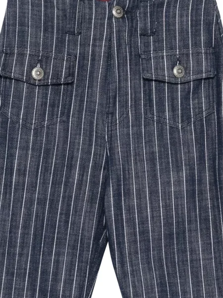Pantaloni Dondup evazate albastru