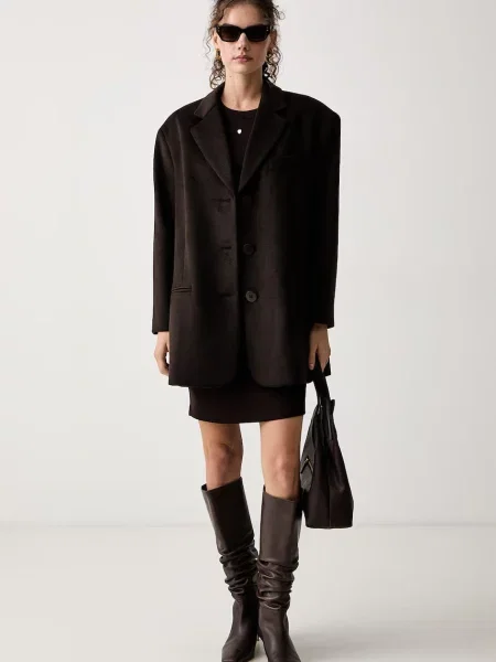 Armani Exchange rochie maro