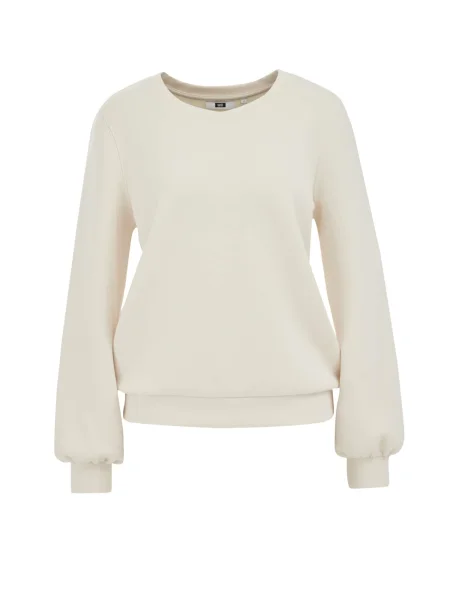 WE Fashion Pulover natural alb