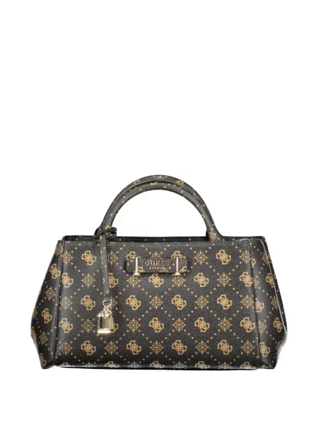 Geantă shopper Guess cu imagine maro