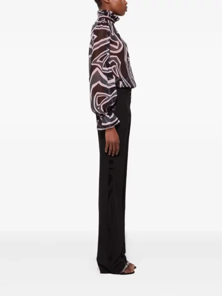 Bluză Pucci cu imagine negru