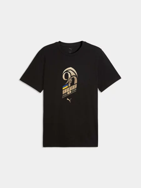 Спортивна футболка PUMA Fcsd Ftblculture Tee комбінований верх чорний